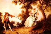 Nicolas Lancret Woman on a Swing Sweden oil painting reproduction